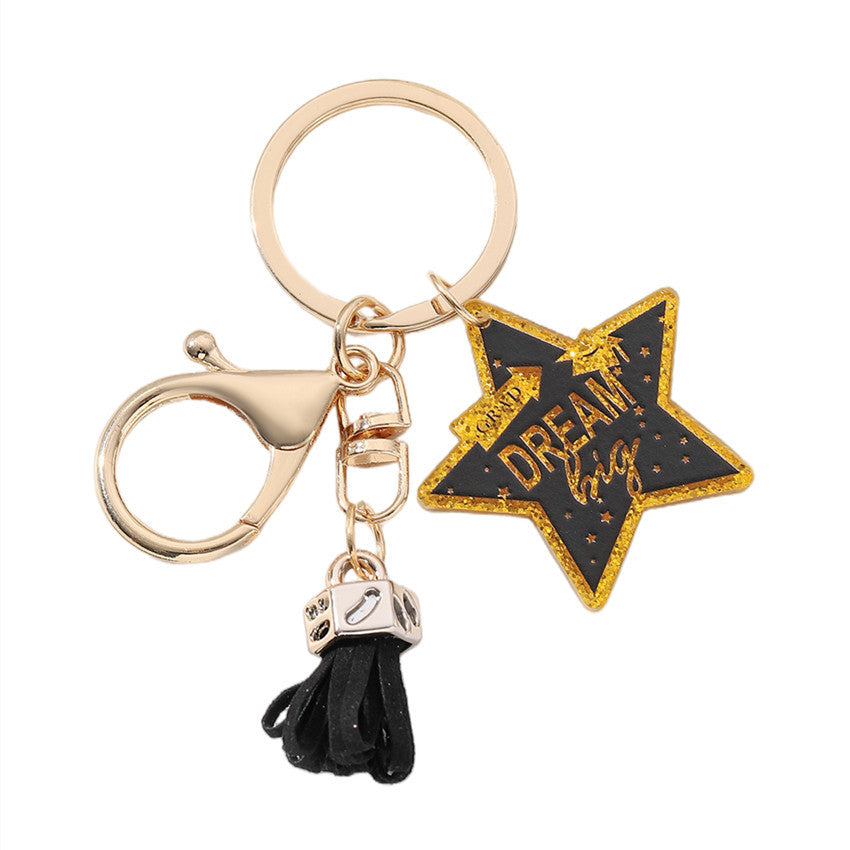 Wholesale Graduation Season Bachelor Cap Tassel Acrylic Keychain ACC-KC-RongR040