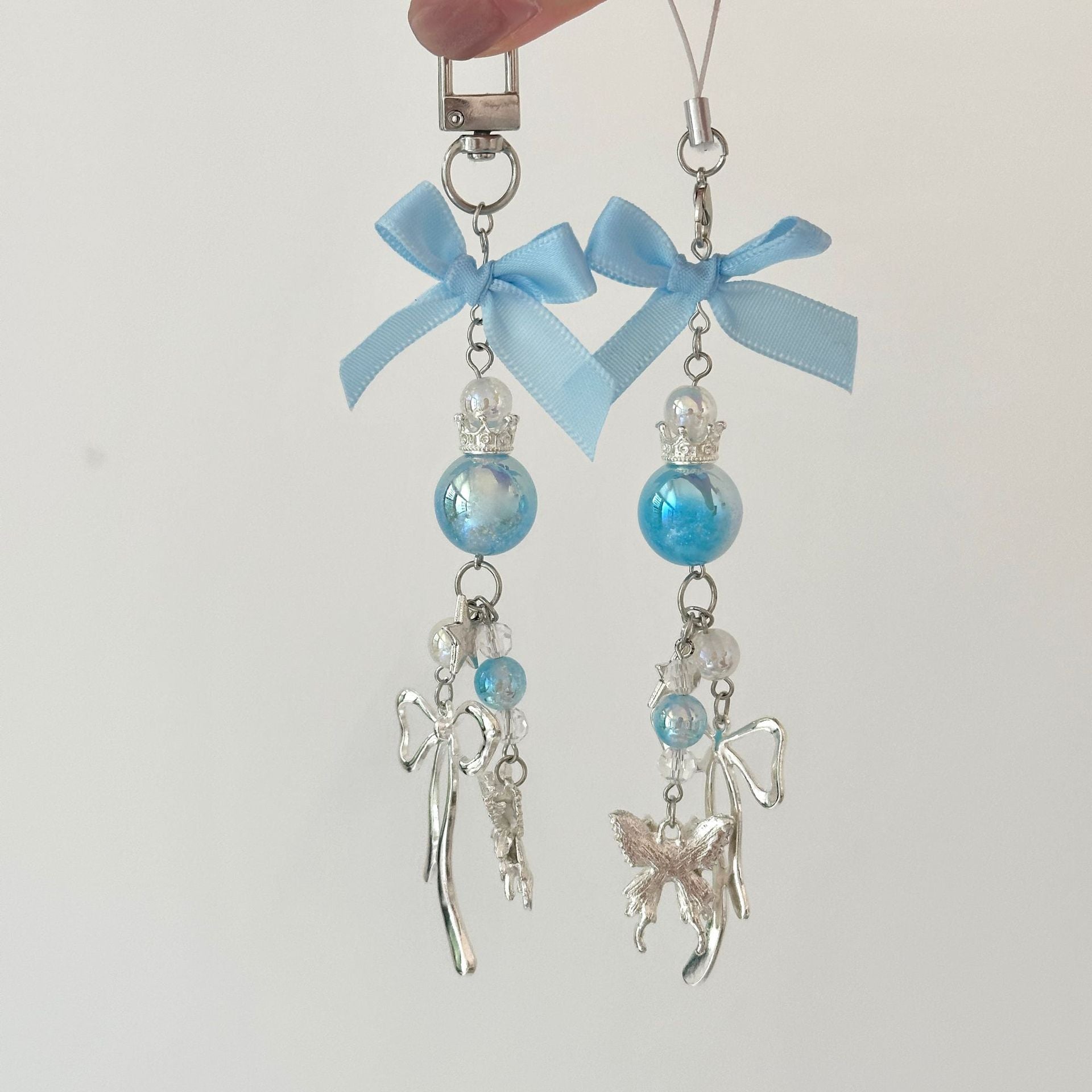 Wholesale Crown Bow Pendant Keychains