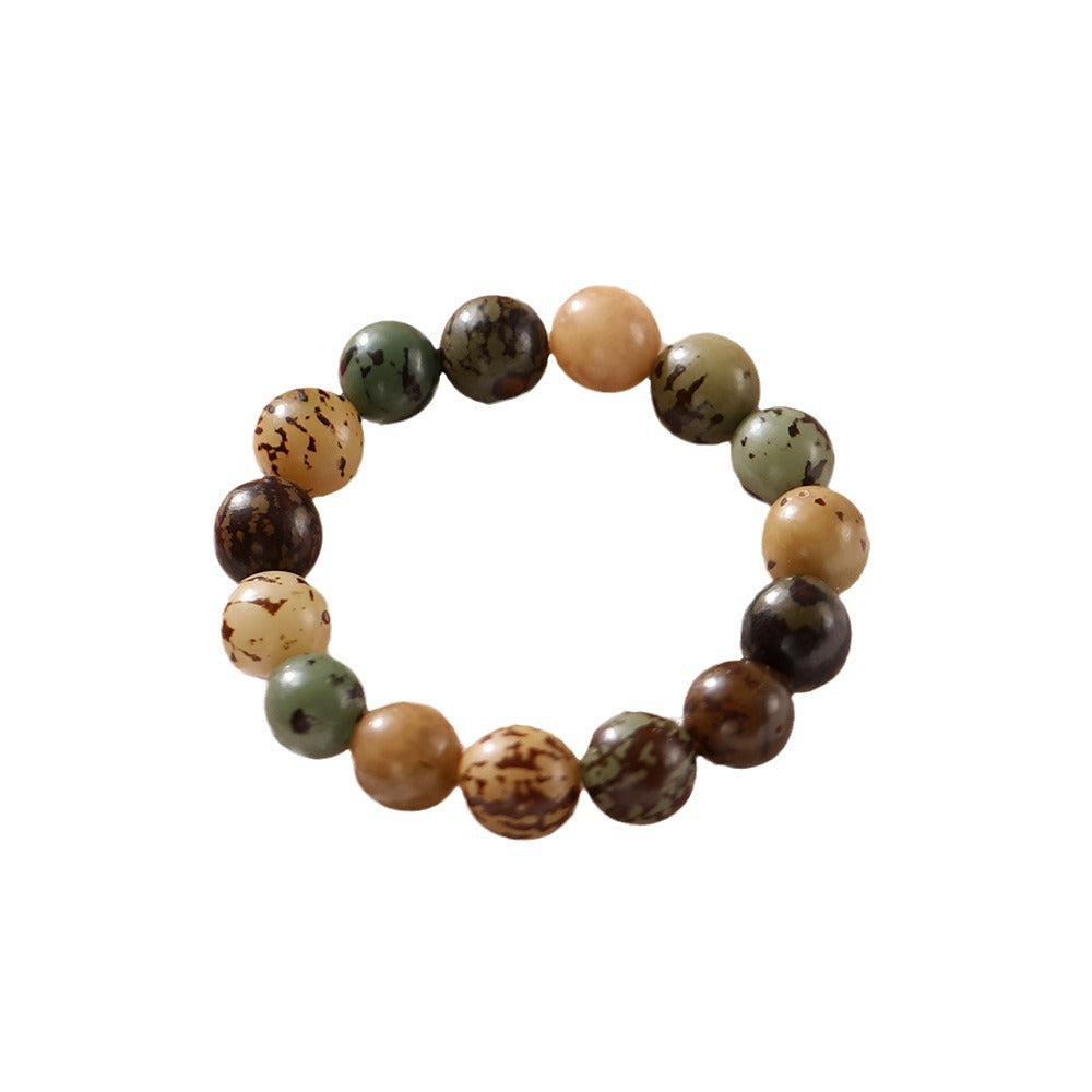 Wholesale Natural Blue Gradient Bodhi Seed Bracelet Buddhist Prayer Beads Fashion Accessory