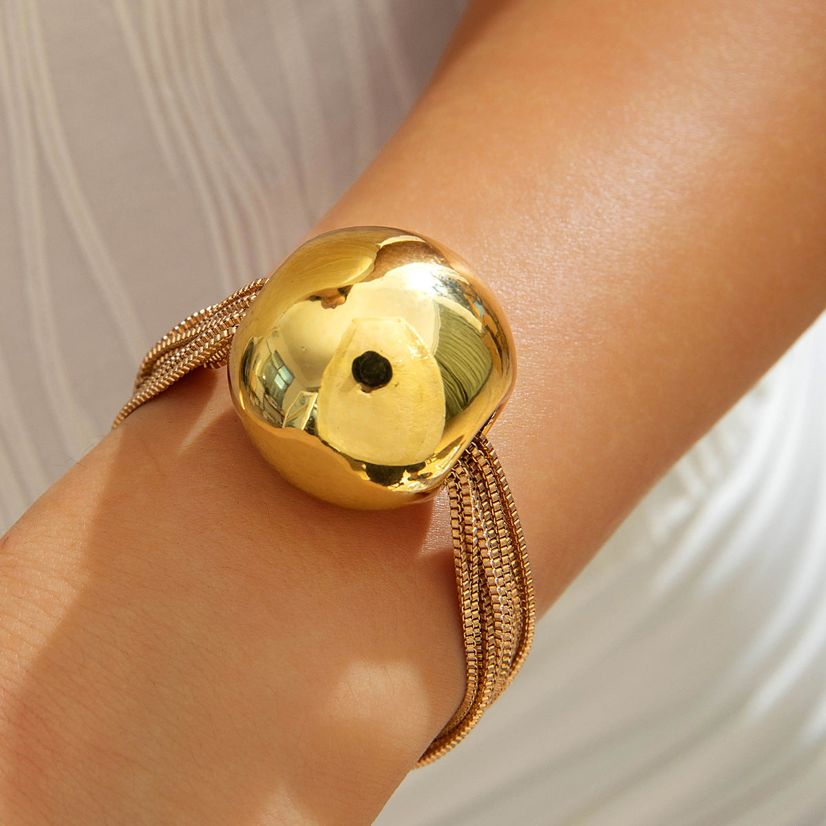 Wholesale  Multi-Layer Chain Clavicle  Round Ball  Necklaces