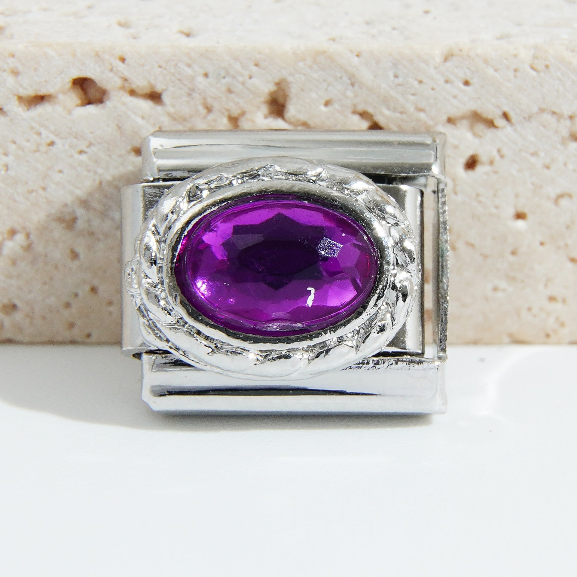 Bracelet de charme italien en gros de 9 mm Bridine d'épissage en acier inoxydable Bracelet composable