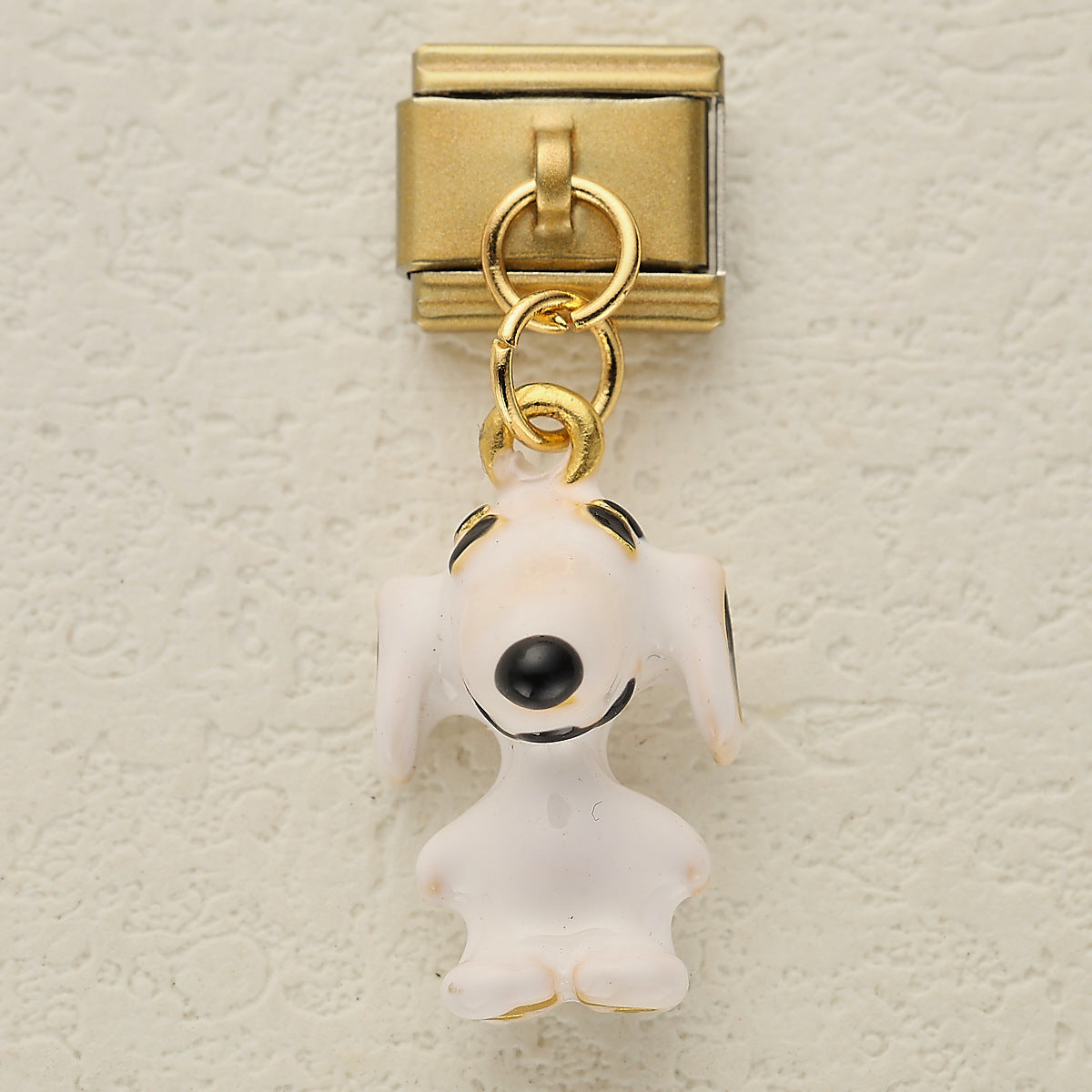 Wholesale 10pcs Italian Charm Bracelet 9mm DIY Splicing Puppy Penguin Panda Stainless Steel Composable Bracelet