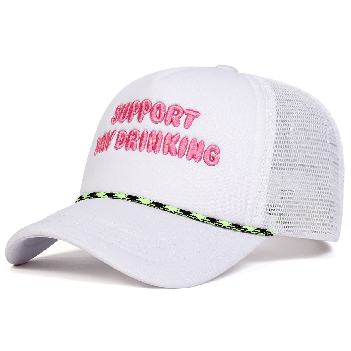 Wholesale Letter embroidered breathable mesh baseball cap