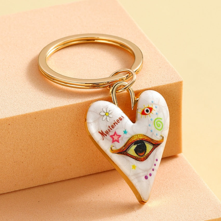 Wholesale Alloy Love Oil Drop Keychain ACC-KC-RongR086