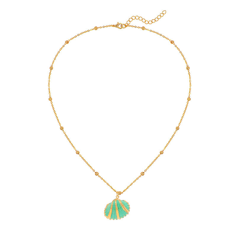 Wholesale Natural Shell Bohemian Conch Shell Necklace