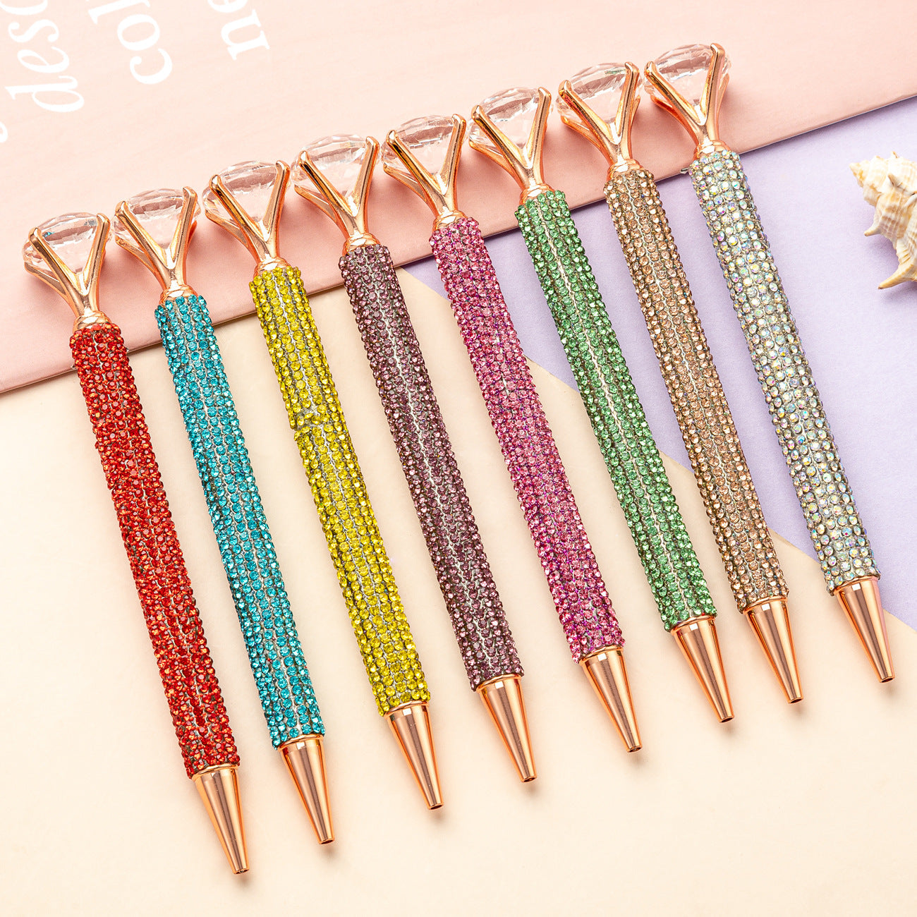 Wholesale Big Diamond Metal Ballpoint Pen