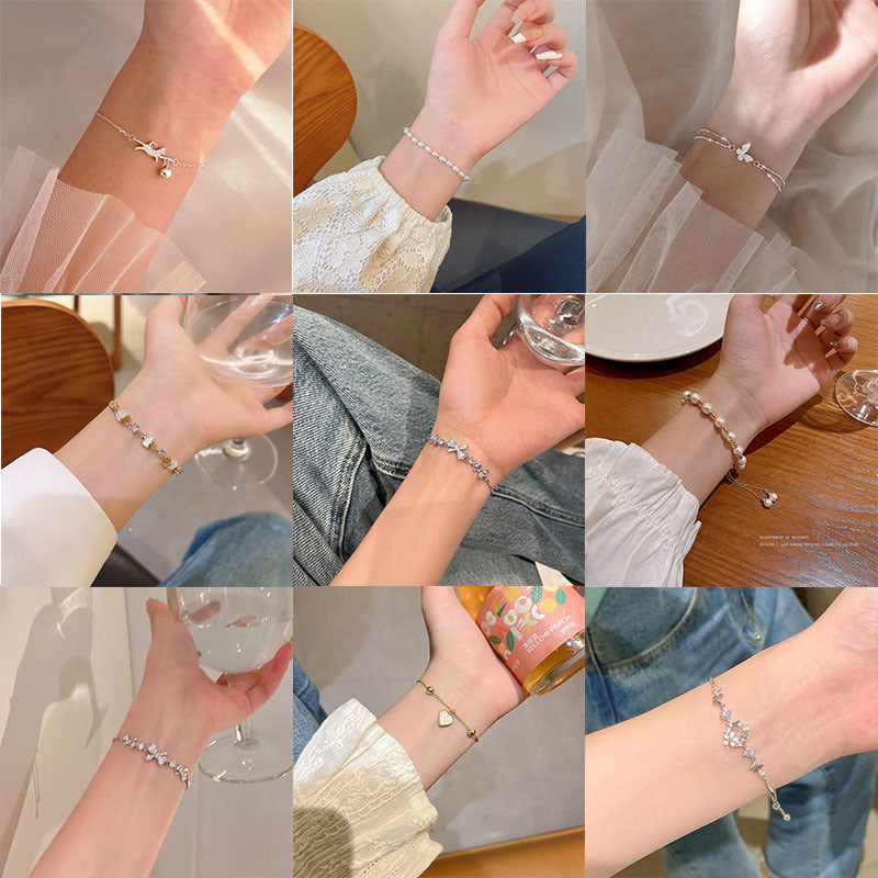 Wholesale Pearl Bracelet Titanium Steel Bracelet Couple Bracelet ACC-BT-Panshi001