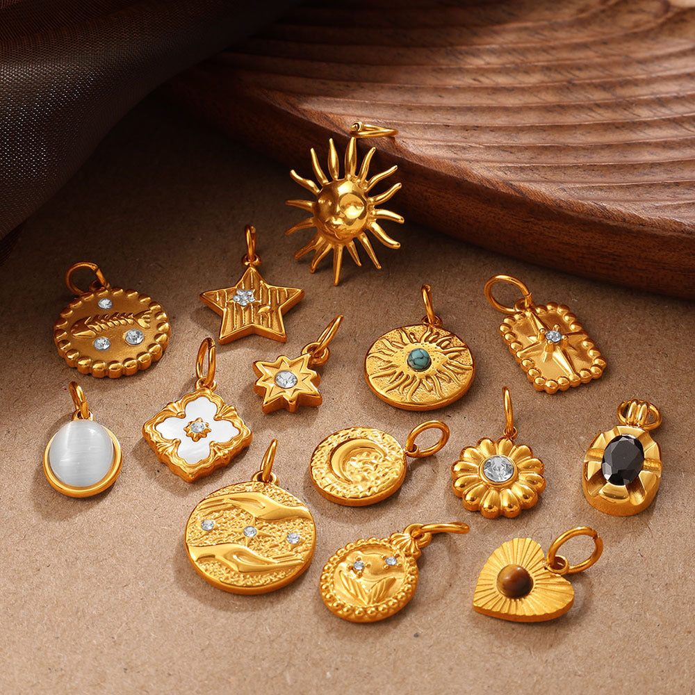 Wholesale Women' s Stainless Steel Jewelry Charms