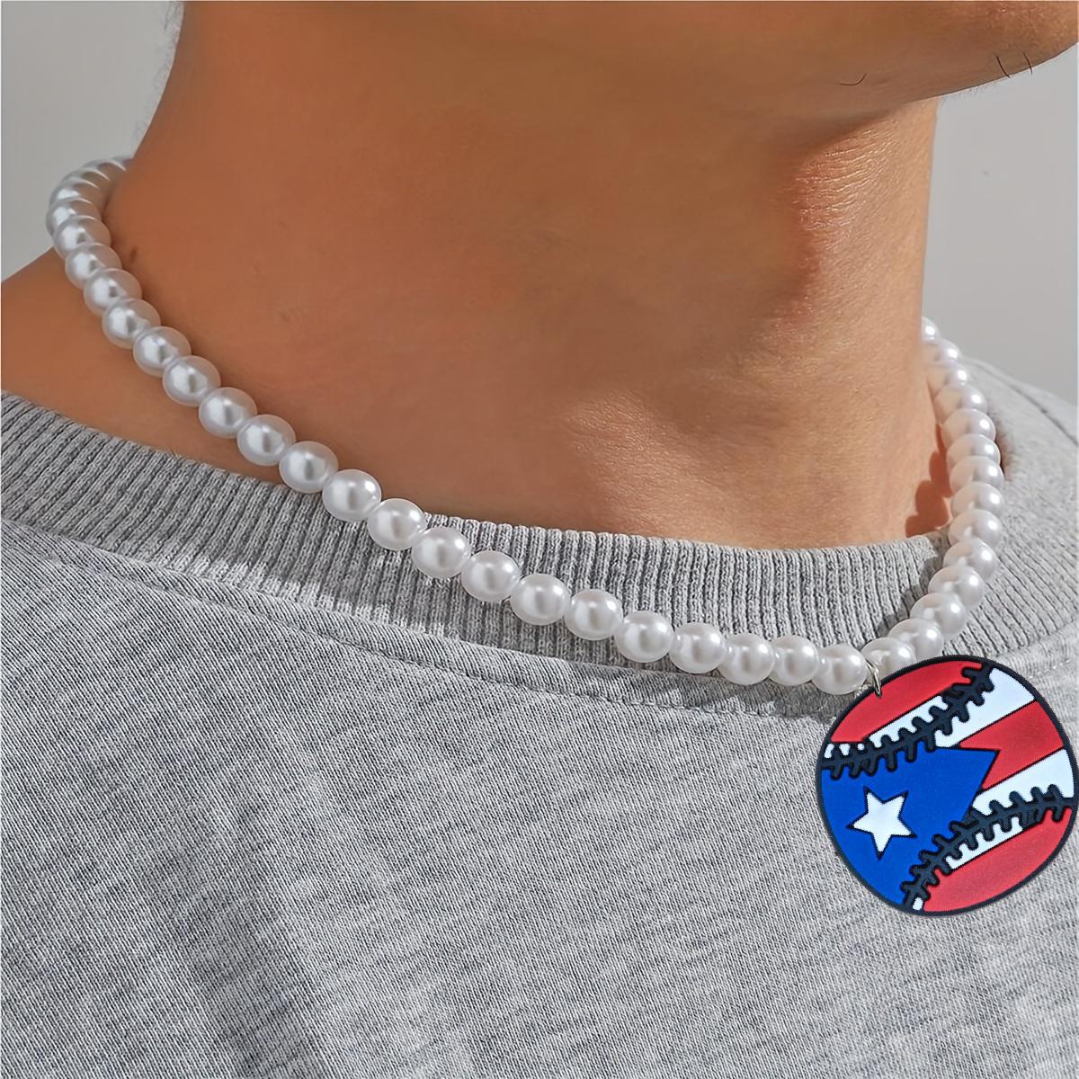 Wholesale American Independence Day Series Pearl Necklace