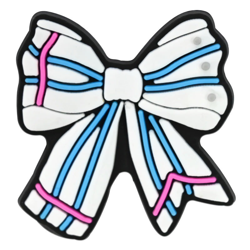 Wholesale  Random 100pcs Teacher' s Day Series  PVC Soft Rubber Shoe Buckle Decoration