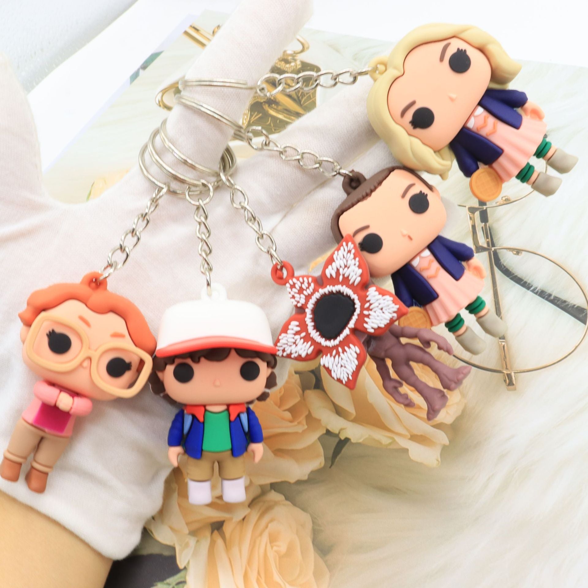 Wholesale  Doll Cartoon Style Pendant  Keychain ACCVIP