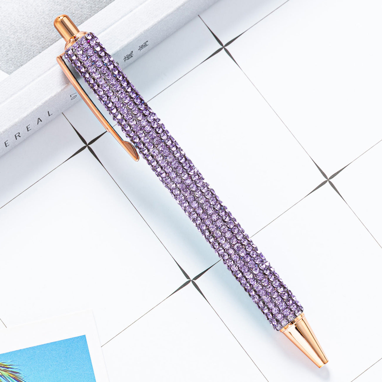 Wholesale Press Jump Pen Rhinestone Foreskin Press Pen ACC-PN-HuaHao016