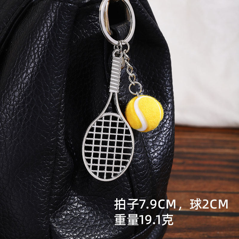 Wholesale Sports creative gifts tennis keychains