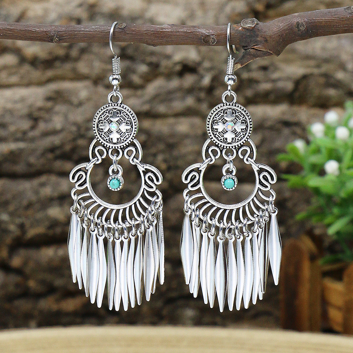 Wholesale Bohemian Ethnic Style Tassel Earrings Fashion Jewelry Accessory for Boutique Resale or Gift