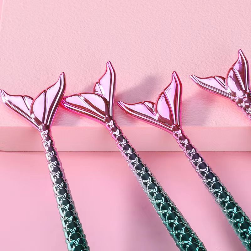 Wholesale 4pcs/set  Mermaid Makeup Brushes ACC-MB-Ruij004