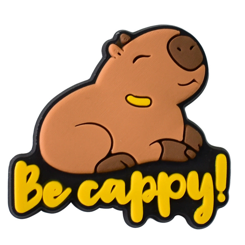 Wholesale Random 100pcs Cartoon Cute Small Animal PVC Soft Rubber Shoe Buckle Decoration ACC-SC-RYY063