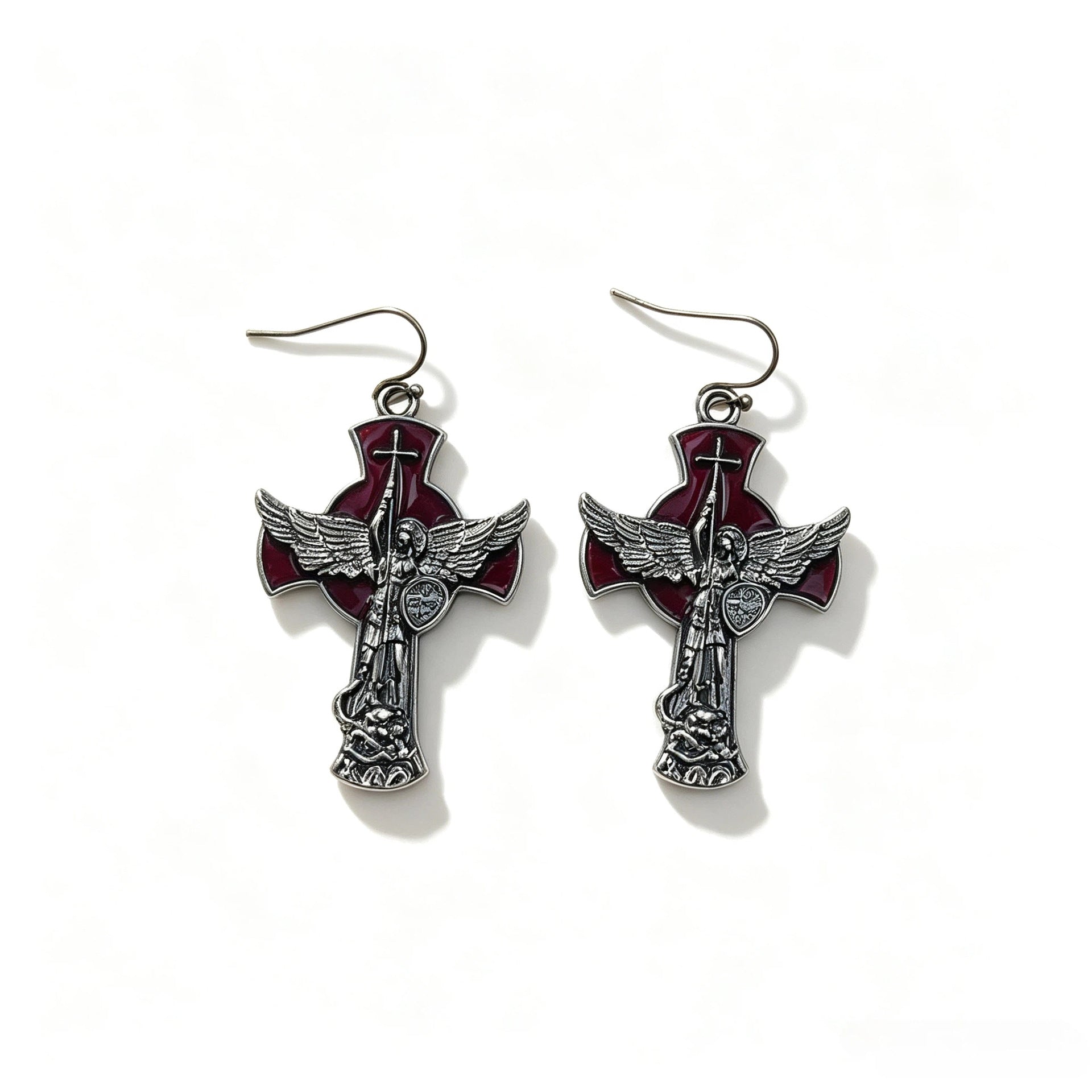 Wholesale Zinc Alloy Electroplated Gothic  Necklace Earrings Set Trendy Jewelry Accessory Gift Boutique Resale