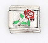 Wholesale Italian Style Flower Modular Bracelet Stainless Steel Fashion Accessory For Gift And Resale