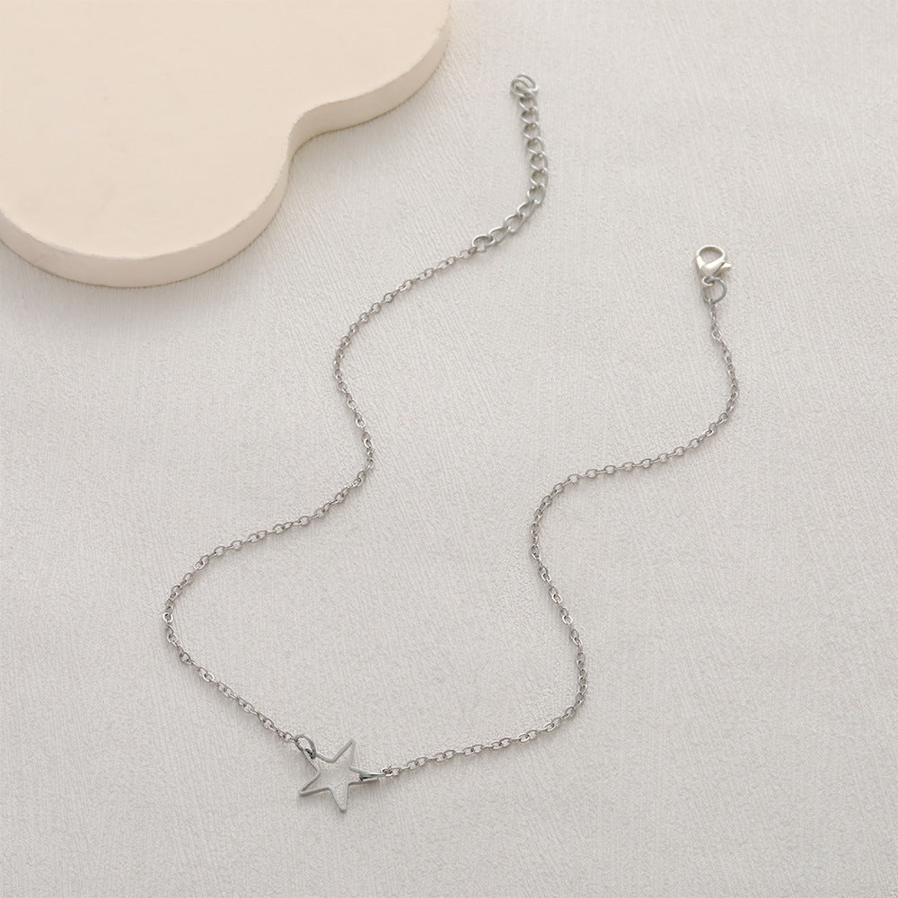 Wholesale Five-pointed Star Pendant Necklace