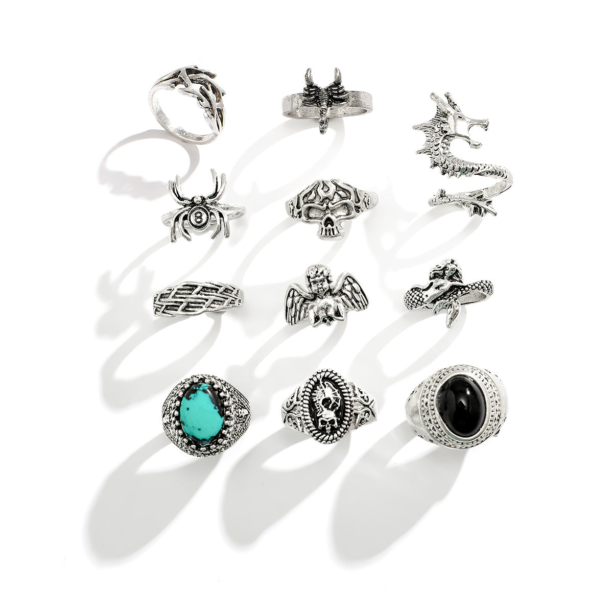 Wholesale Geometric Irregular Zinc Alloy Ring Fashion Accessory Gift Boutique Resale