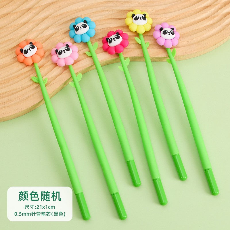 Wholesale Cartoon Giant Panda Soft Glue Gel Pen Ballpoint Pen