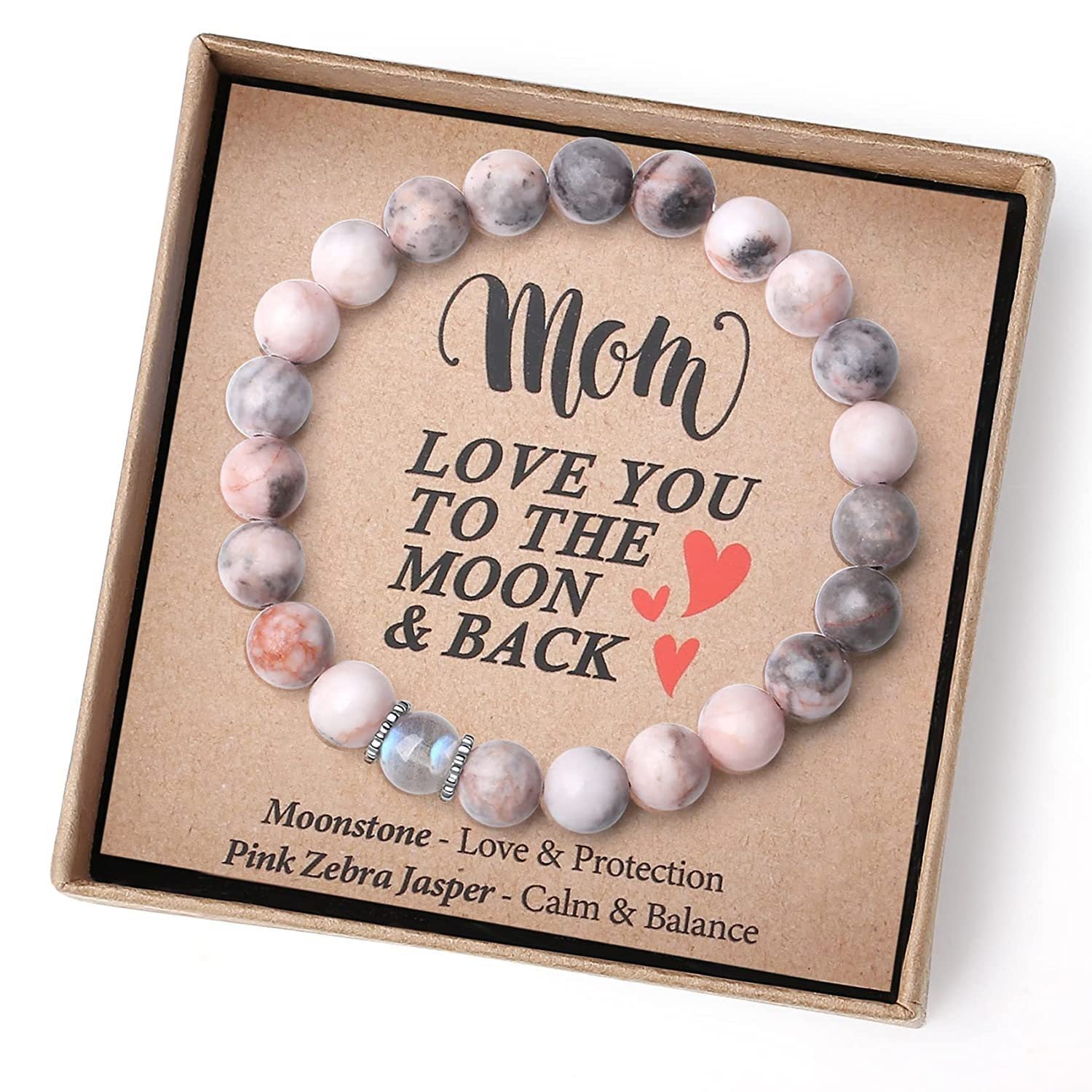 Wholesale  Mother's Day Pink Zebra Bracelet