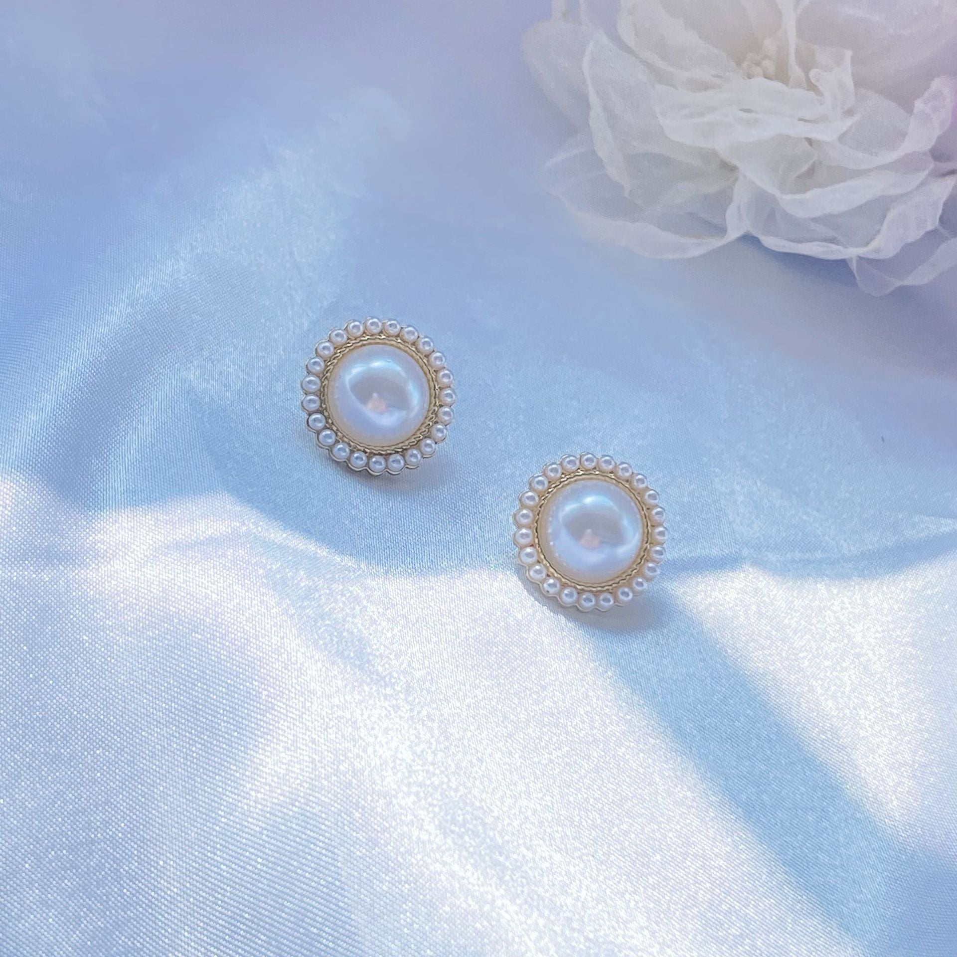 Wholesale Pearl Earrings Vintage Earrings ACC-ES-Hanxi009