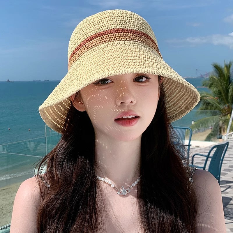 Wholesale Hollow Woven Fisherman Hat Bucket Hat