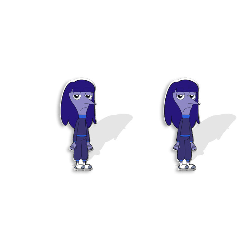 Wholesale Cartoon Cute Acrylic Earrings ACCVIP-ES-XiangLian003