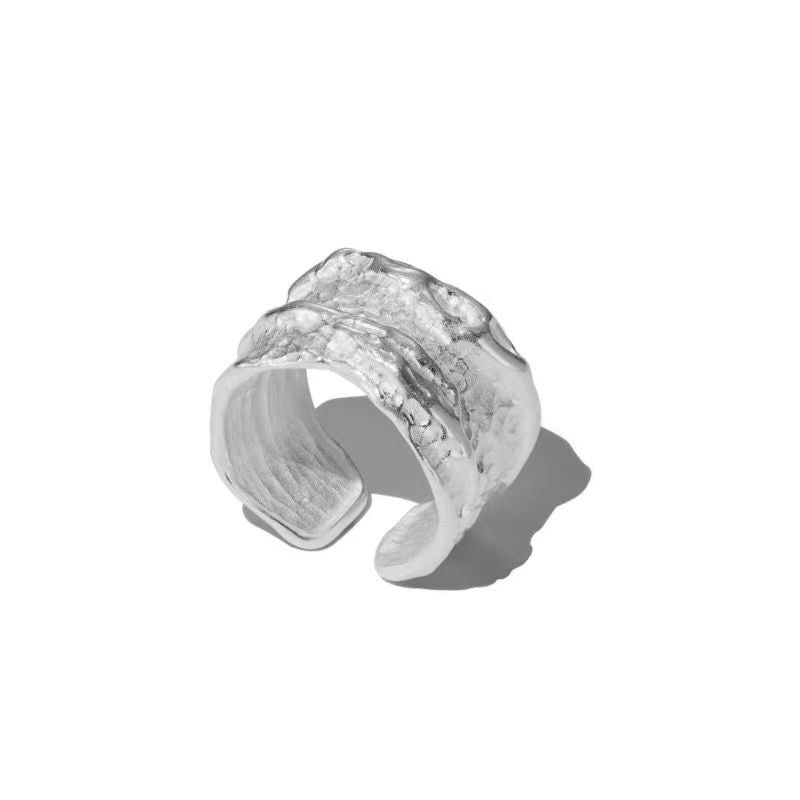 Wholesale  S925 sterling silver walnut pattern ring