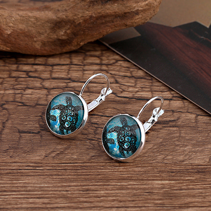 Wholesale Chrysanthemum Tree of Life Turtle Butterfly Earrings