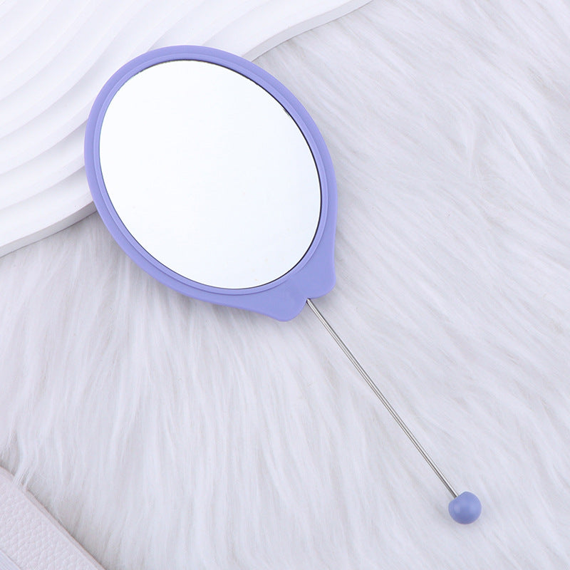 Wholesale DIY Beadable Oval Handheld Mirror,  Portable High-Definition Mirror Handheld Makeup Mirror