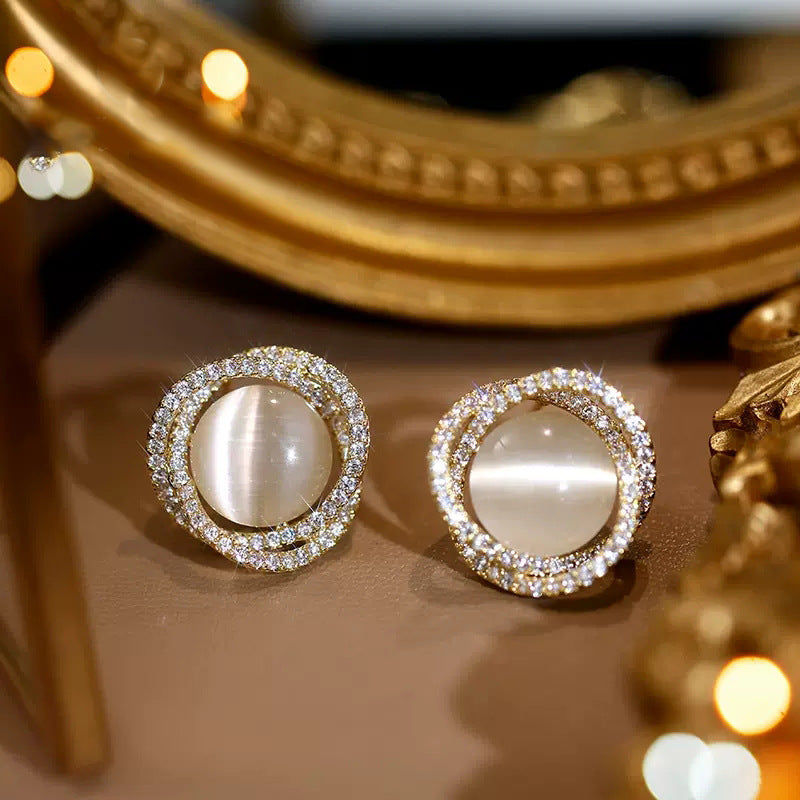 Wholesale Cat's Eye Pearl Earrings