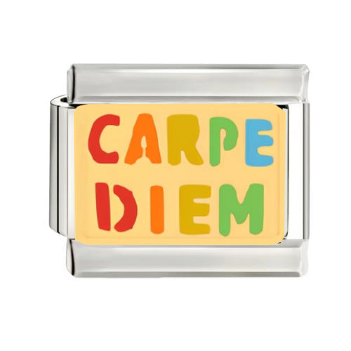 Wholesale 9mm Italian Charm Starter Bracelets DIY square Single Section Creative Stainless Steel Composable Bracelet