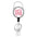 Wholesale Medical Series Acrylic Retractable Rotating Badge Keychain