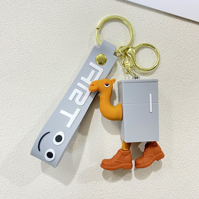 Wholesale Soft  Doll Wooden Stick Keychain ACCVIP