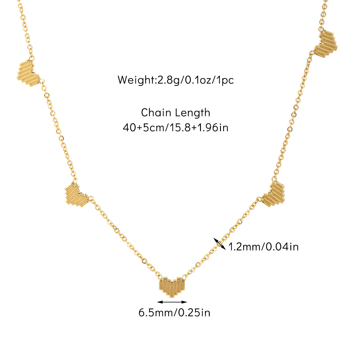 Wholesale Titanium Steel Necklace Double Steel Bead Necklace Light Luxury Necklaces ACC-NE-Jind005