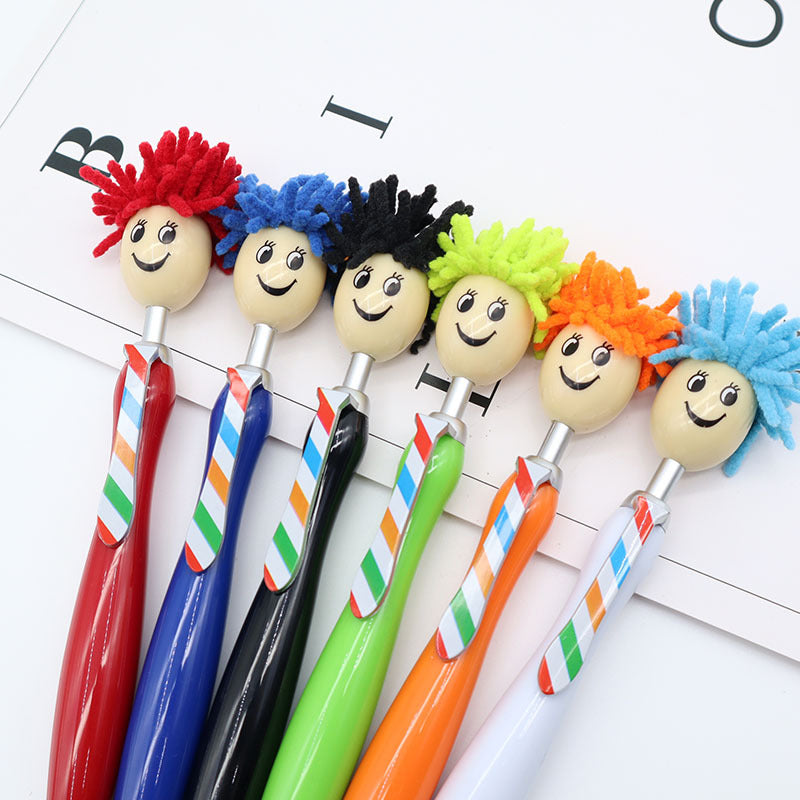 Wholesale  Retro Children's Fun Fried Mr. Mao Touch Screen Ballpoint Pen