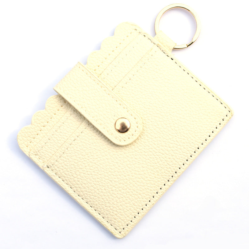 Wholesale Western Style Leopard Plaid Flower Card Holder Keychain ACC-KC-QiuXue001