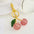 Wholesale Cherry Fruit Bag Pendant Cherry Keychain