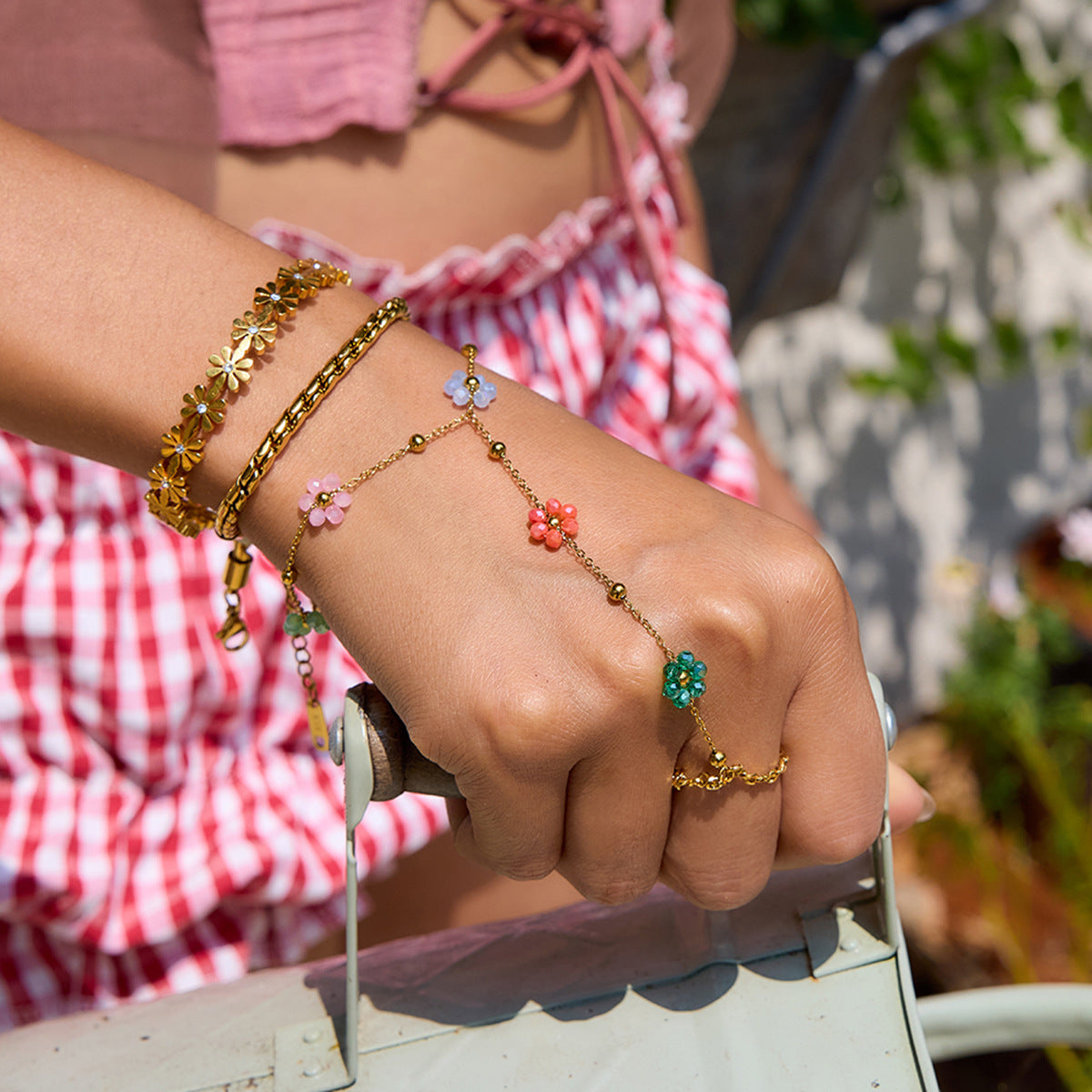 Wholesale 18K stainless steel beach holiday style bracelet