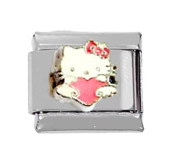 Wholesale 5pcs Italian Charm Bracelet Charm Module Stainless Steel Balloon Bear Bracelet 9mm DIY Pattern Free Stitching Detachable Composable Bracelet ACC-BT-DaLiang016