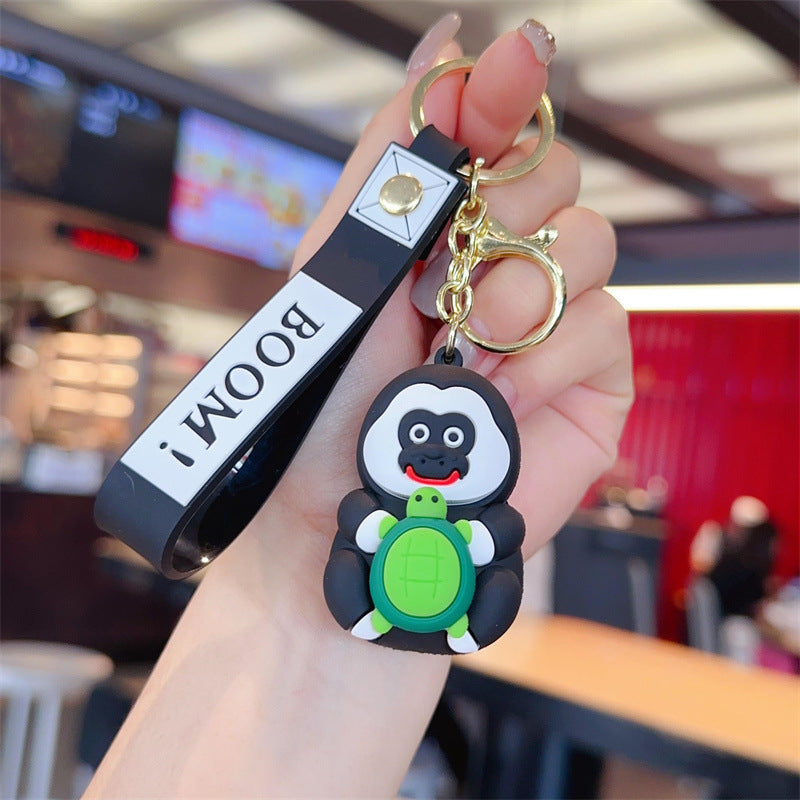 Wholesale Cartoon PVC Soft Glue Cute Keychain ACCVIP-KC-YueWei002