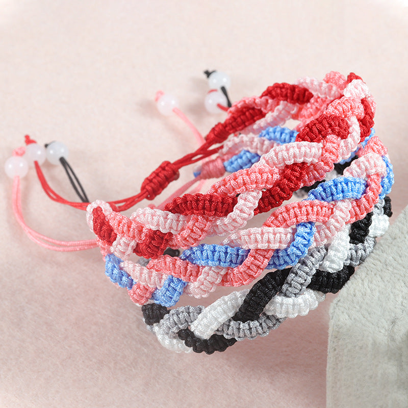 Wholesale Bohemian Braided Bracelet Macaron Splicing Color Multi-layer Bracelet ACC-BT-YiYe010