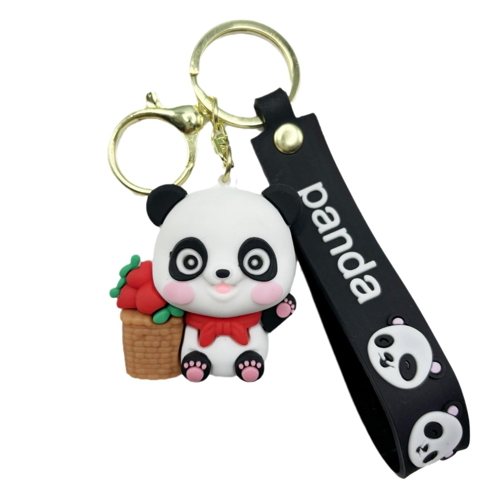 Wholesale Silicone cute cartoon keychain