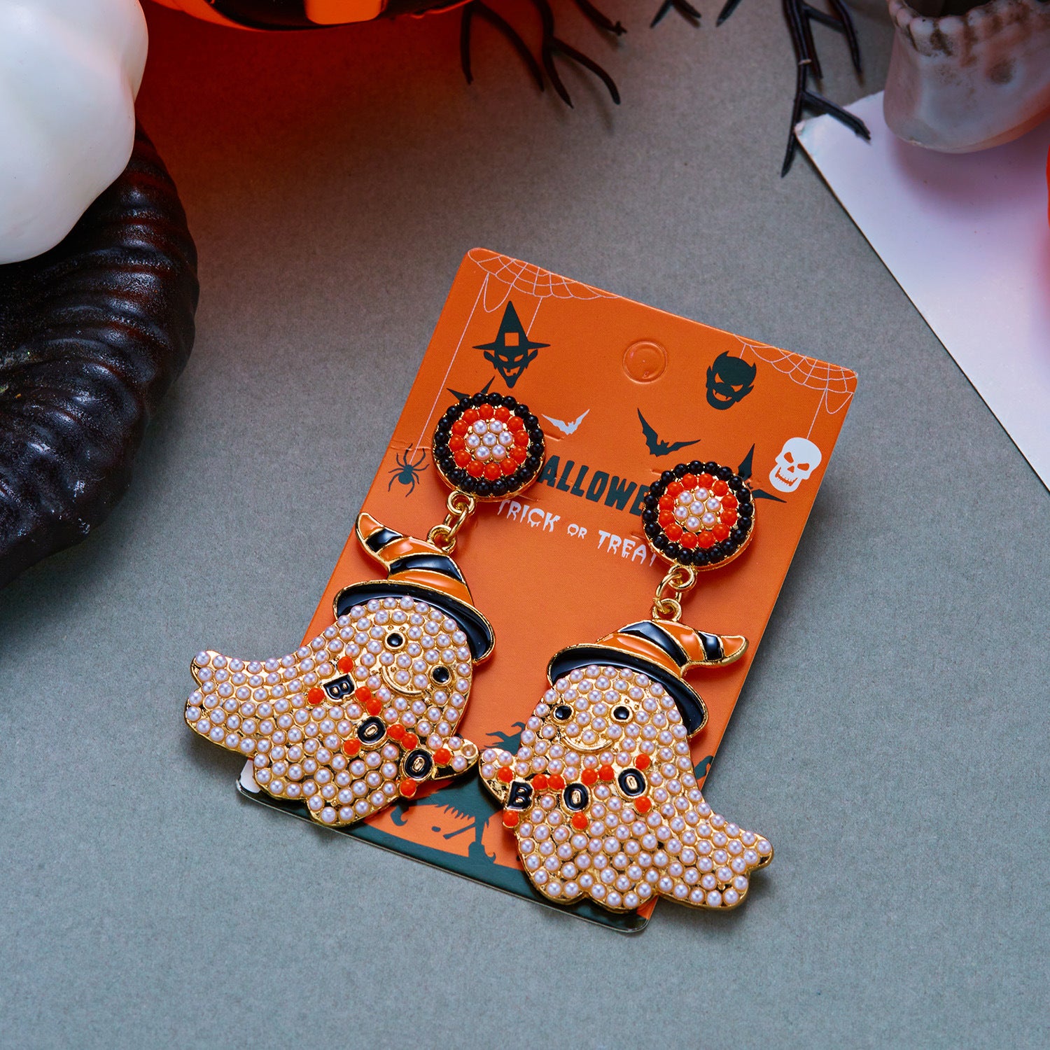 Wholesale Alloy  Ghost Earrings Fashion Accessory Gift Boutique Resale