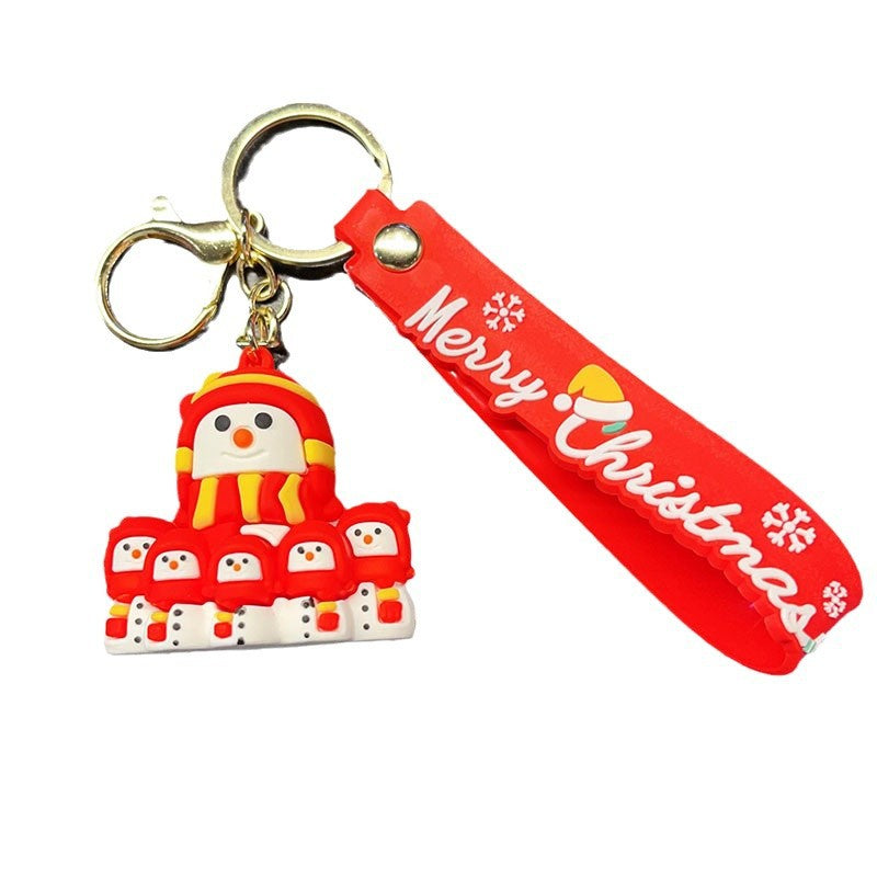 Wholesale Christmas Exquisite Santa Claus Key Keychain  ACC-KC-YingLing002
