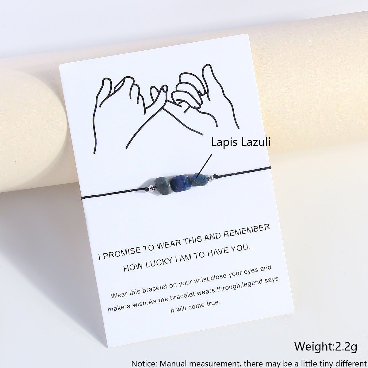 Wholesale Birthstone Bracelet Natural Stone Handwoven Adjustable Bracelet ACC-BT-HongMing006