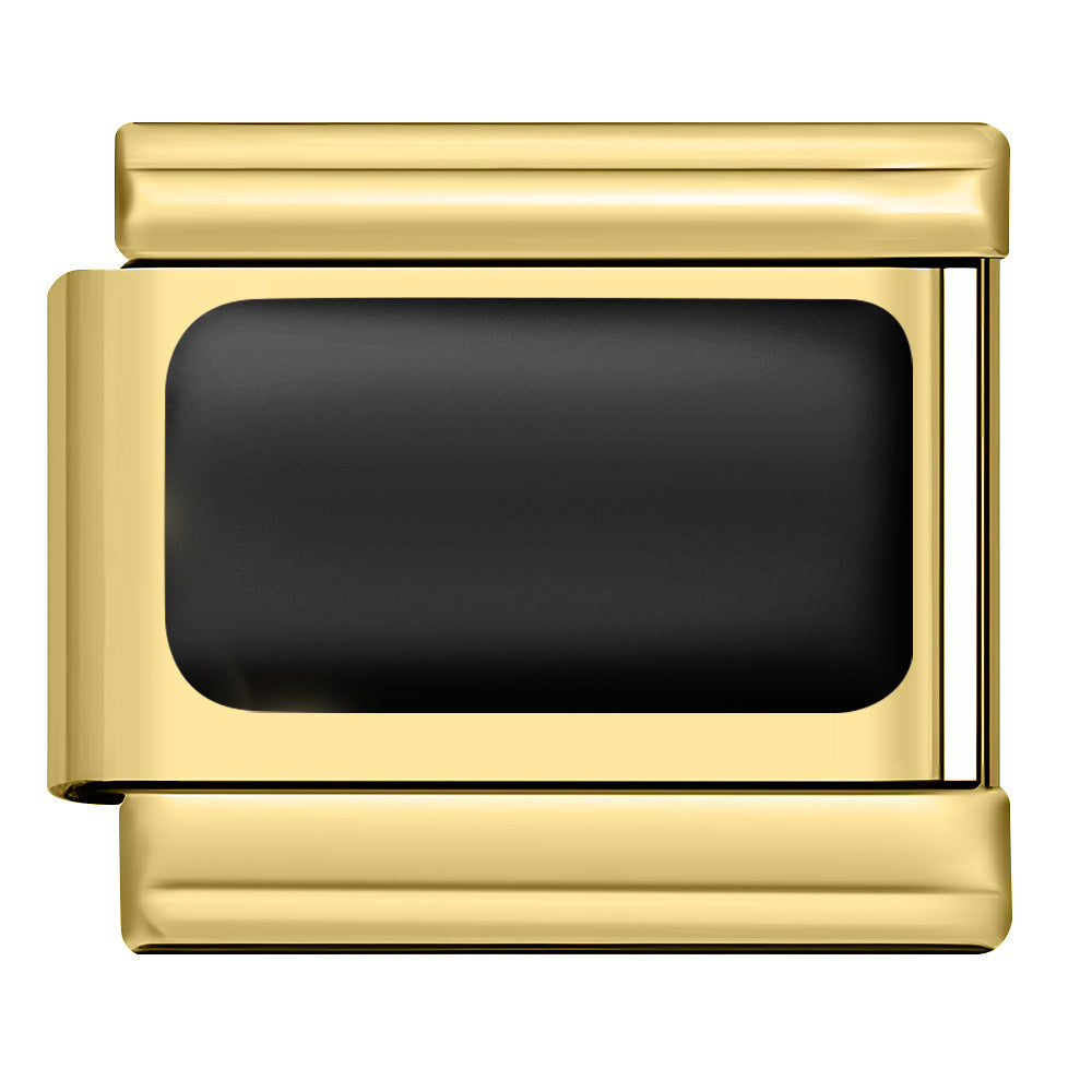 Wholesale Stainless Steel Macaron Italian Design DIY Bracelet Making Kit Enamel Charm Jewelry Accessory