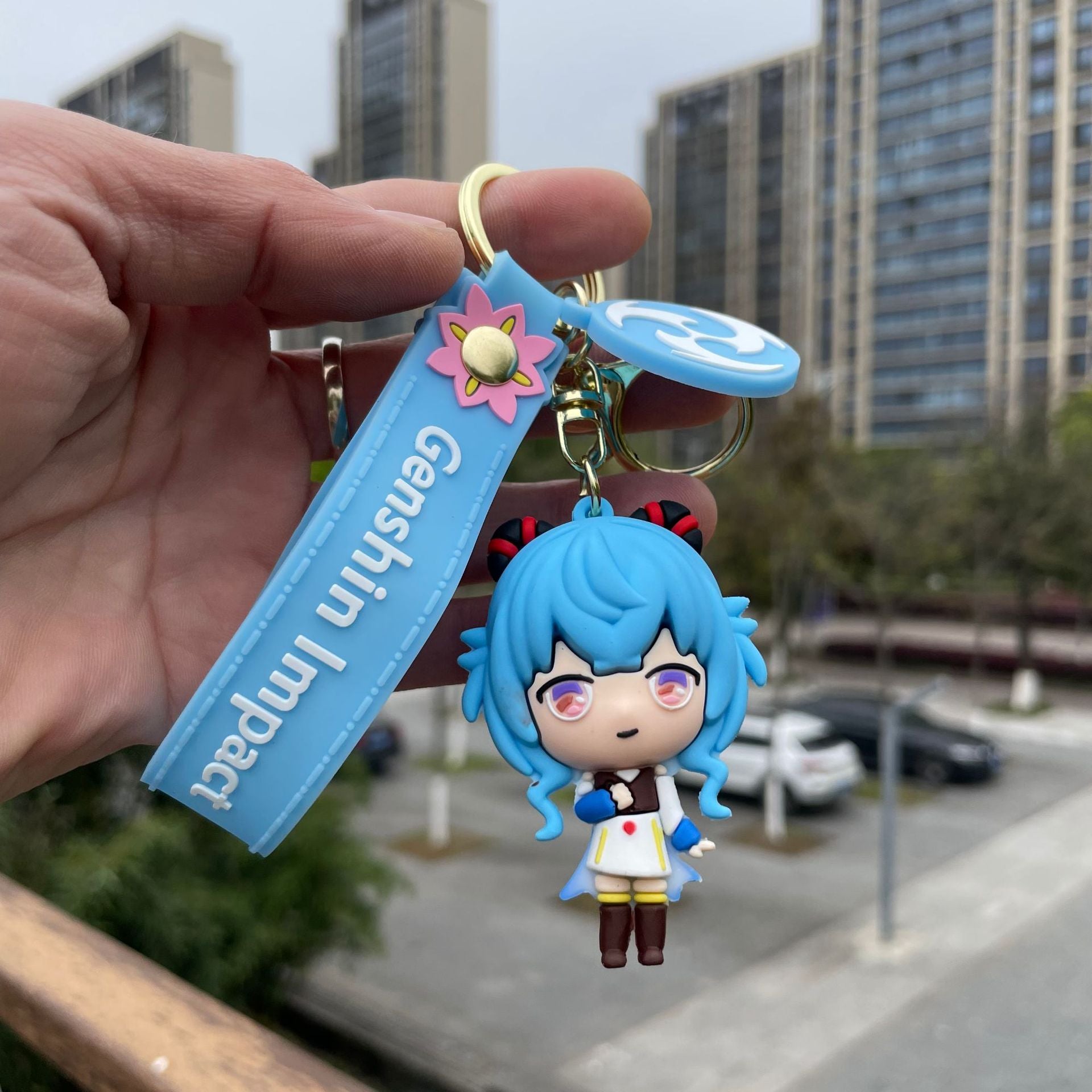 Wholesale Cartoon Cute Silicone Keychains ACC-KC-Yaop003